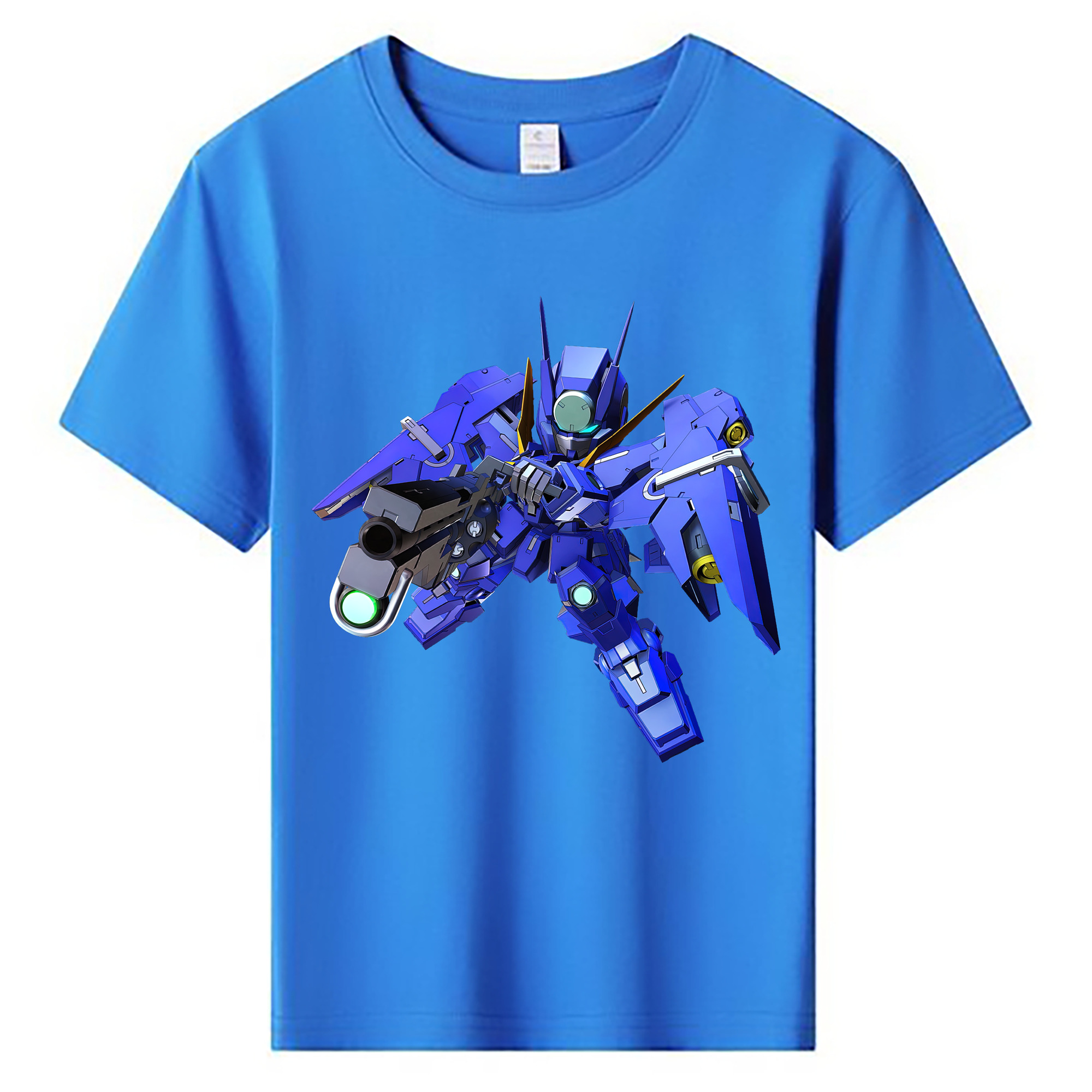 （画像用） 機動戦士ガンダム Mobile Suit Gundam 綿100％キッズTシャツ（フロントプリント）